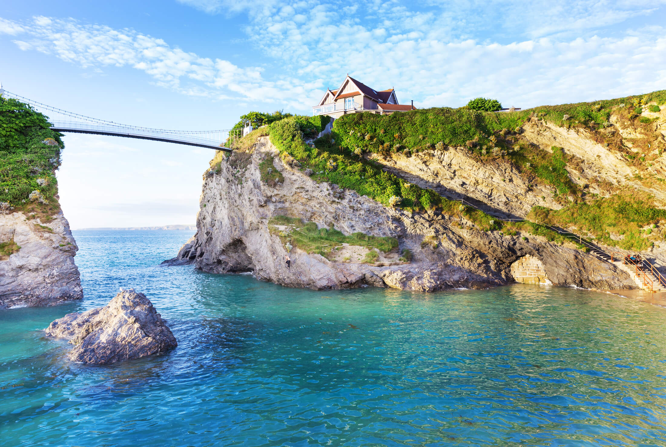 Ponte di Tintagel in Cornovaglia