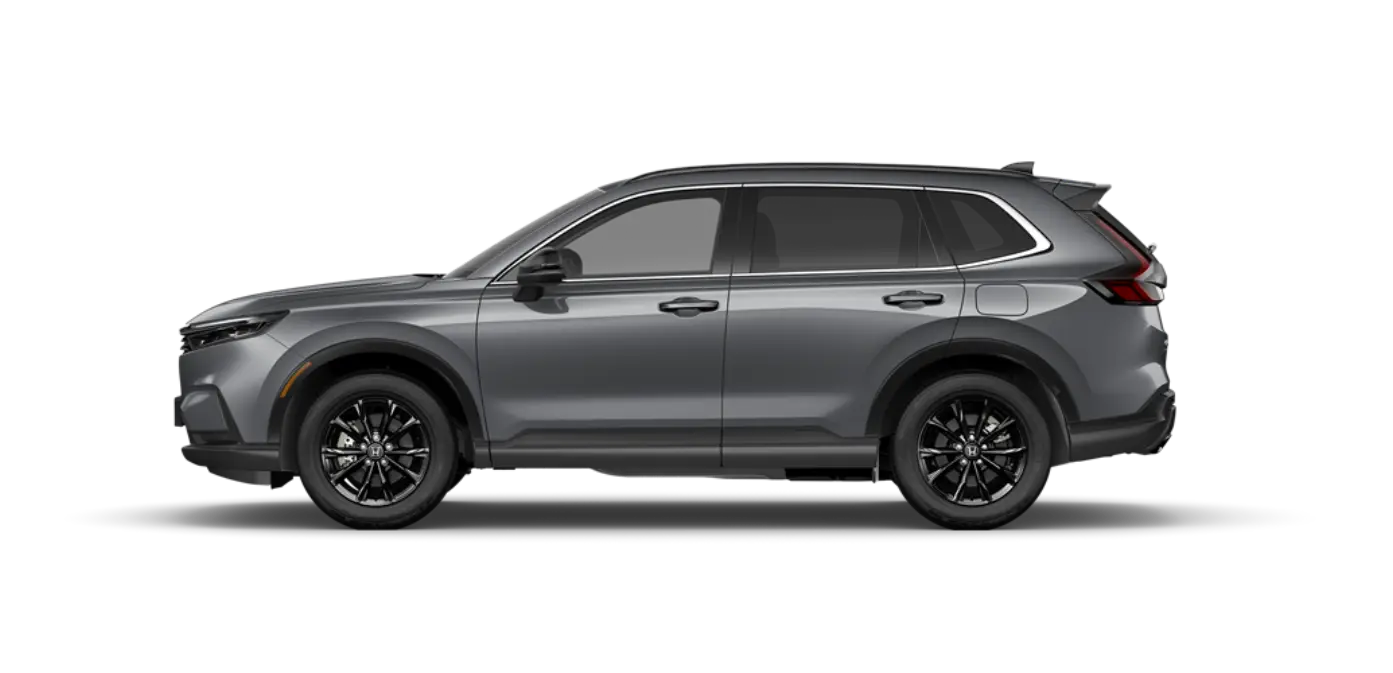 Vista laterale Honda CR-V Hybrid.