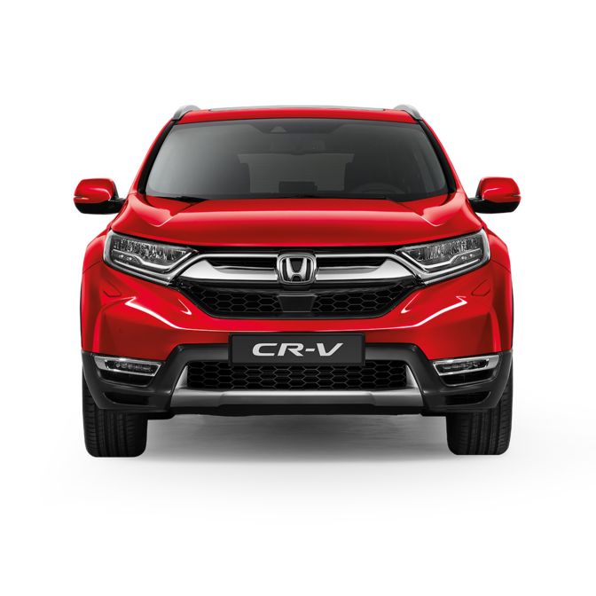 Vista frontale Honda CR-V.
