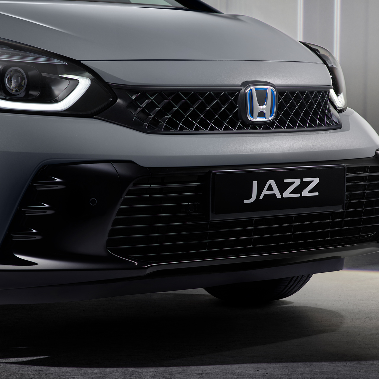 Primo piano della griglia sportiva di Jazz eHev.