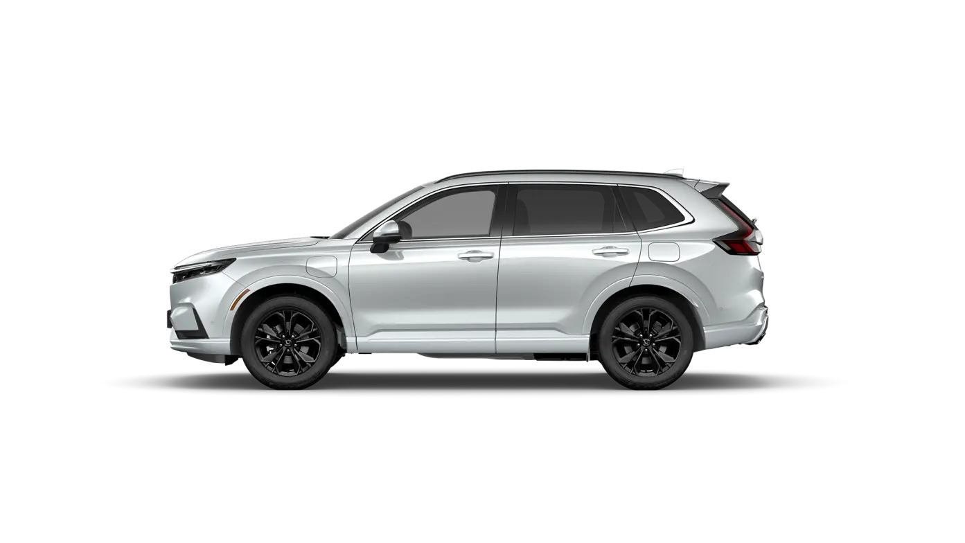 Vista laterale del Honda CR-V Plug-in Hybrid.