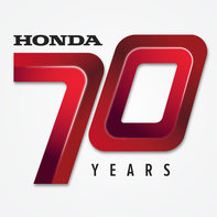 Logo del 70esimo anniversario di Honda.