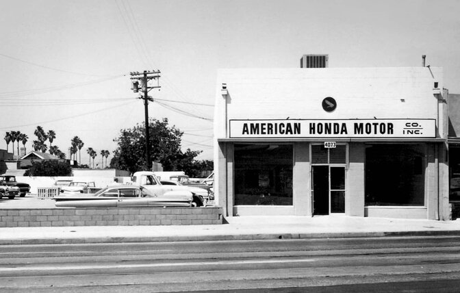 Foto di repertorio di Honda Motor Co. a Los Angeles.