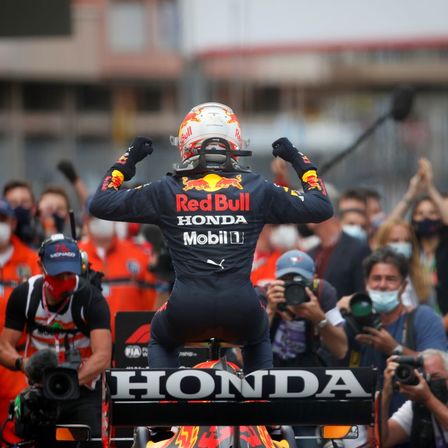 Due piloti Honda Racing sul podio della Formula 1.