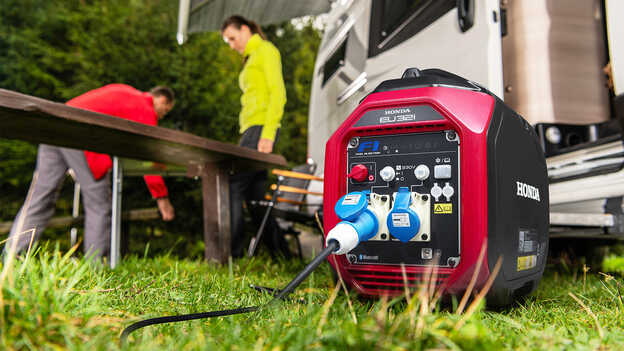 Portable generator, exterior