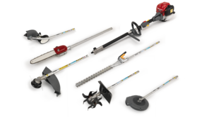 Honda Versatool con diversi accessori.