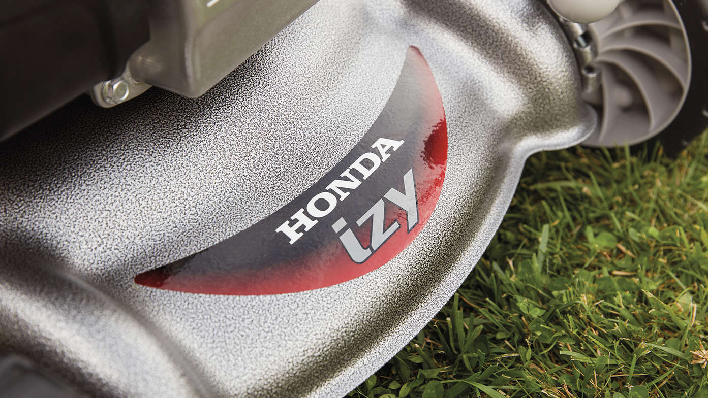 Dettaglio della finitura d'acciaio dell'Honda IZY