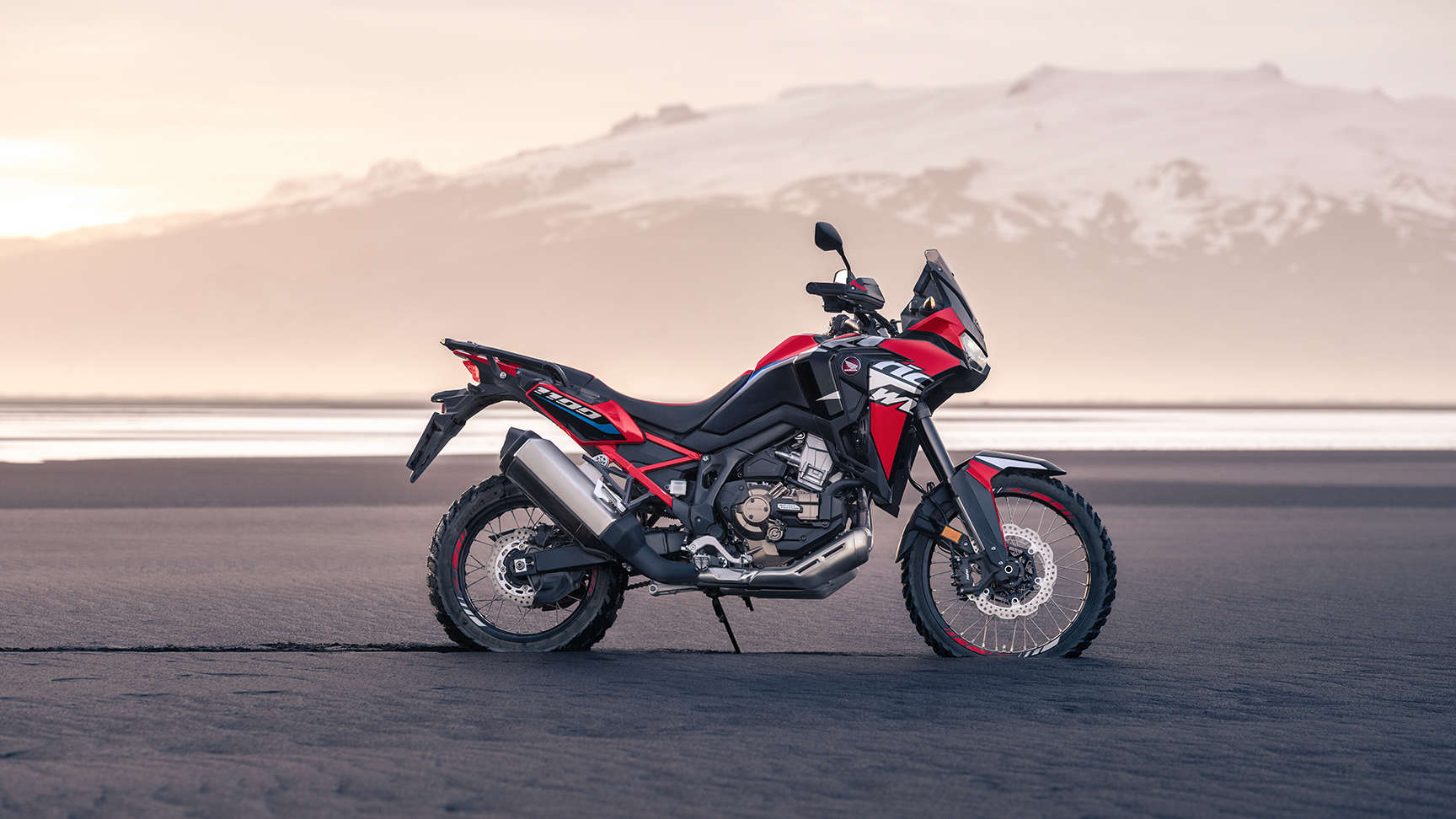 Inquadratura della Honda Africa Twin