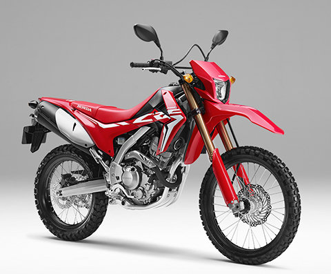 CRF250L 3/4 lato frontale destro