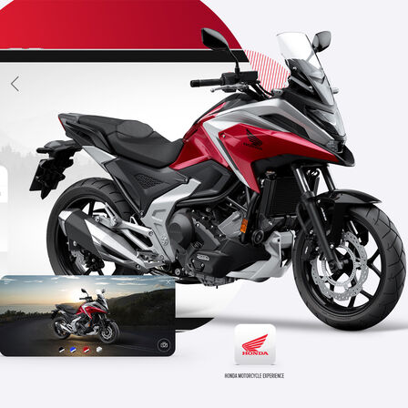 App Honda Motorcycles Experience con NC750X
