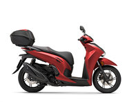 SH350i Smart Top Box Sporty 2025 Matte Pearl Diaspro Red