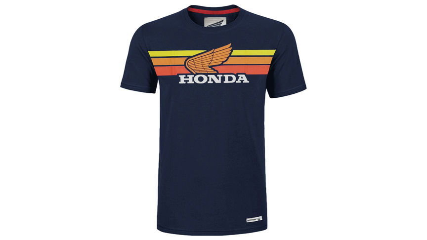 La t-shirt vintage Honda in blu navy.