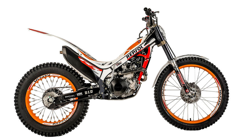 Immagine laterale statica della Montesa Cota 4RT Race Replica