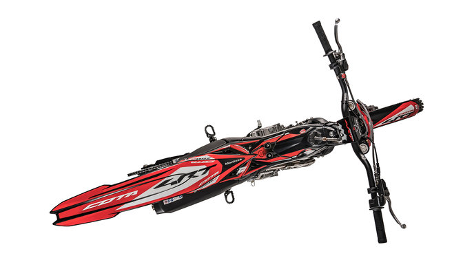Honda Montesa Cota 4RT 260R vista dall'alto.