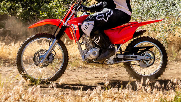 Panoramica CRF125F Fuoristrada Gamma Moto Honda