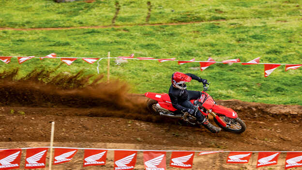 CRF250R Controllo di coppia selezionabile Honda a 3 livelli (HSTC)