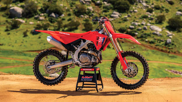 Telaio CRF450R a doppio trave in alluminio riprogettato