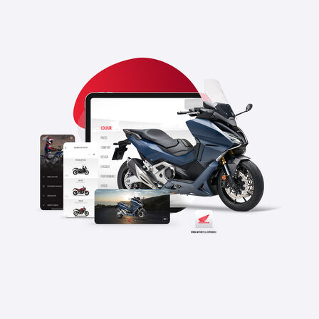 App Honda Motorcycles Experience con Forza 750