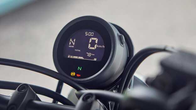 Display LCD della Honda CL500.