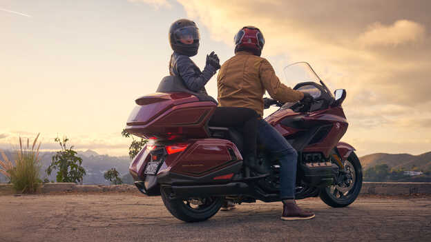 Honda GL1800 Gold Wing Tour, posizione comoda per il passeggero