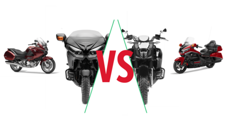 Combinazione di moto touring Honda.