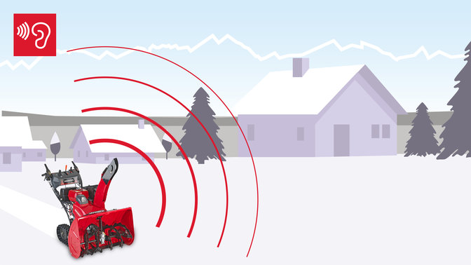 Illustrazione della Serie 13 con dettaglio sulla rumorosit&agrave; ridotta.