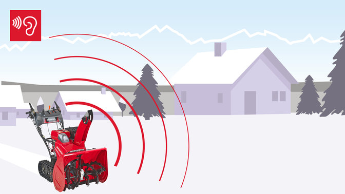 Illustrazione della Serie 9 con dettaglio sulla rumorosit&agrave; ridotta.