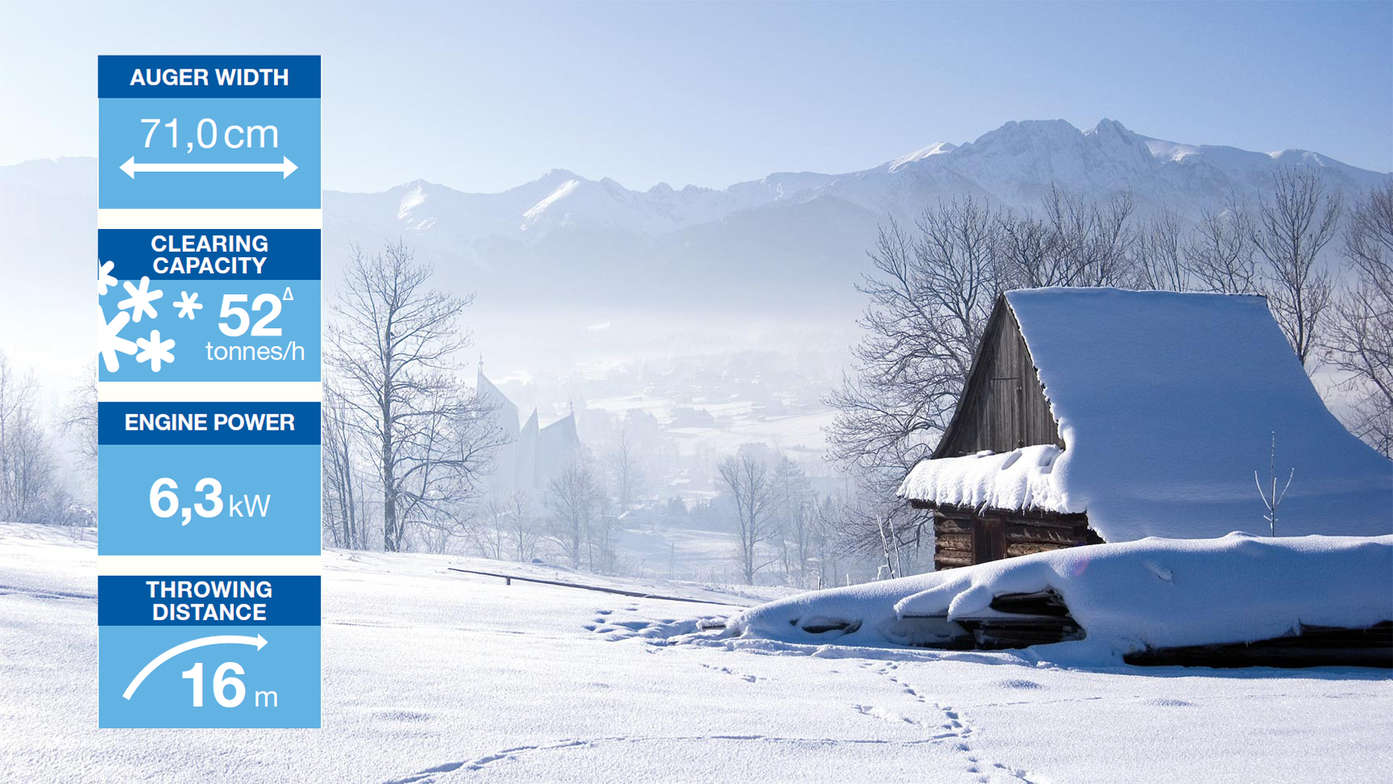 Prestazioni dello spazzaneve Honda Serie 9