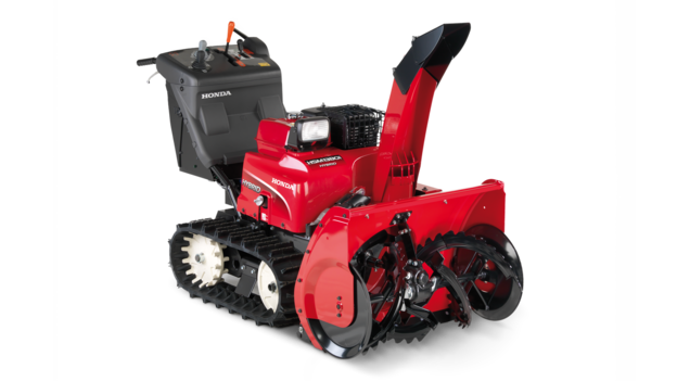 Spazzaneve ibrido, inquadratura di tre quarti, rivolto a destra.