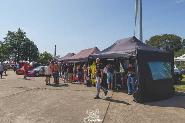 Stand merchandising Honda all'Honda Euro Meet 2024