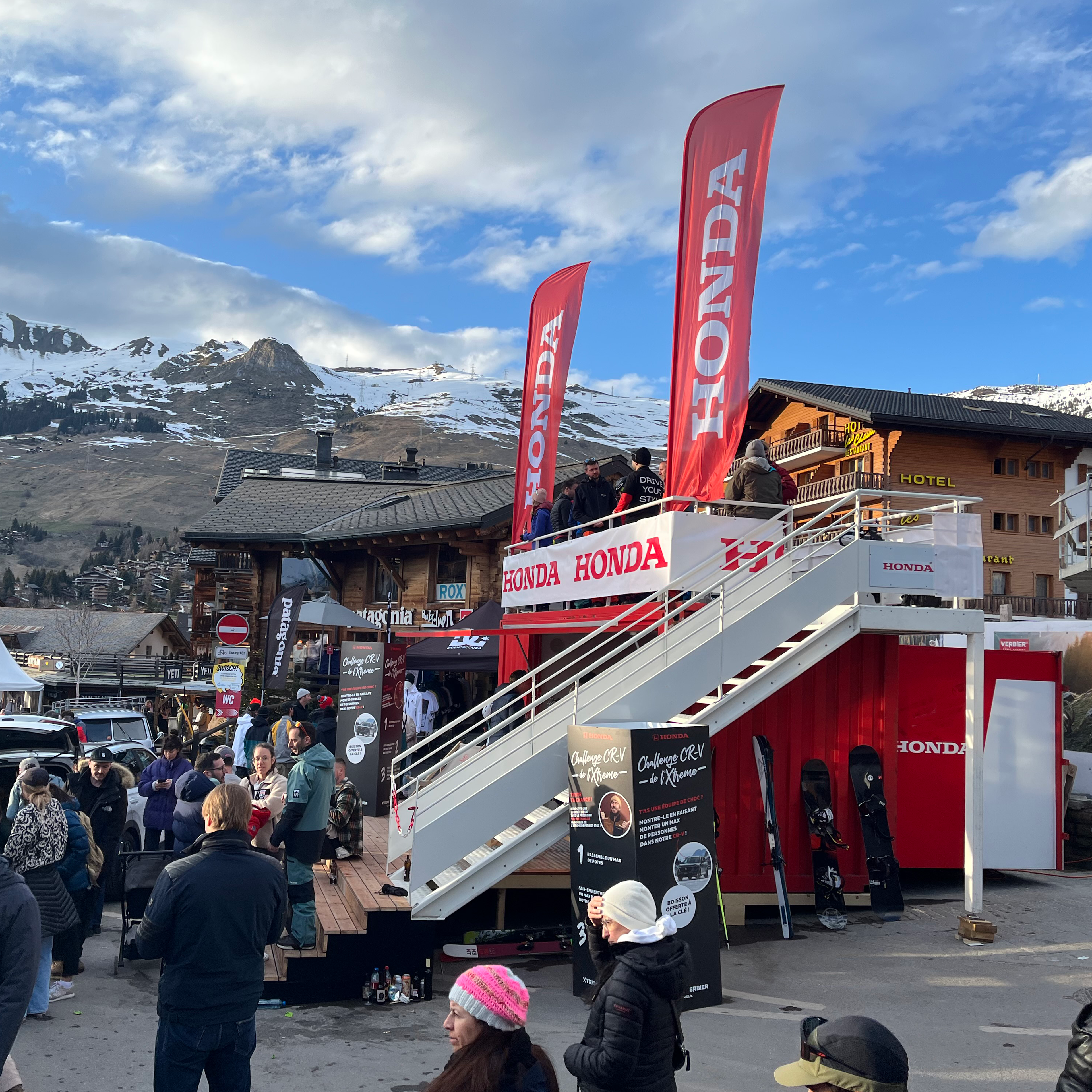 Stand Honda a Verbier