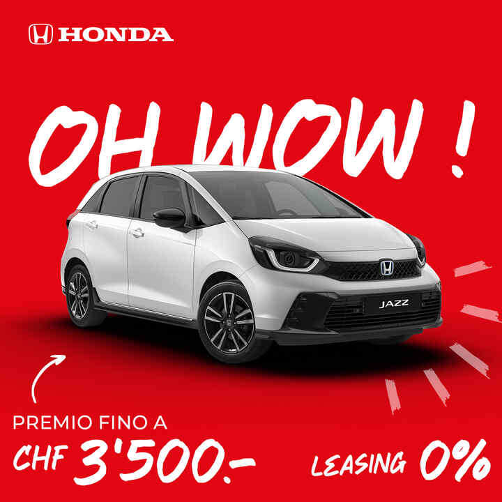 Oh Wow! Offerte eccezionali sulla Honda Jazz