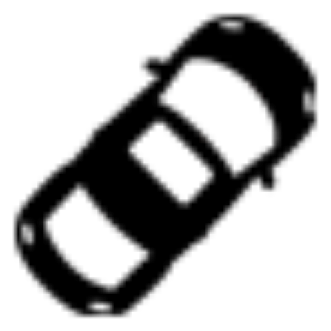 Icona auto con tetto panoramico